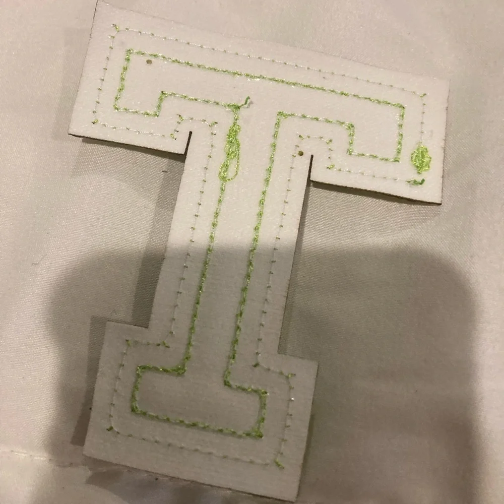 Set of 42 Iron On Terry Cloth Letters